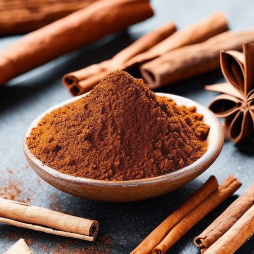 Consuming just one teaspoon of this sweet spice has been found to reduce total body fat percentage and even increase metabolic rates as well as thermogenesis (heat production). Cinnamon has also been proven to effectively control blood sugar levels which is a huge benefit for those with prediabetes or type 2 diabetes since controlling blood sugar levels helps manage weight better. Not only that, but long-term use may reduce LDL cholesterol and triglyceride levels related to obesity and metabolic syndrome.